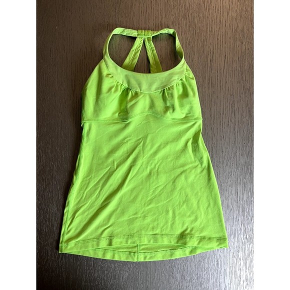Lululemon Tops - Lululemon Women's Scoop Me Up Tank II In Zippy Neon Green Sz 4